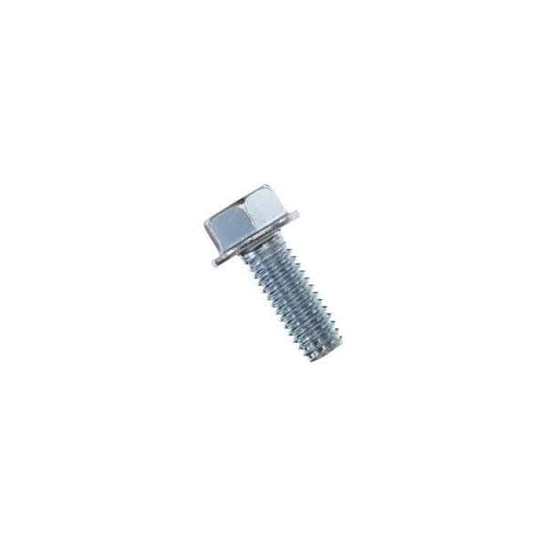 Newport Fasteners Thread Forming Screw, 1/4"-20 x 1 in, Zinc Plated Steel Hex Head Slotted Drive, 2200 PK 329854-2200 - main